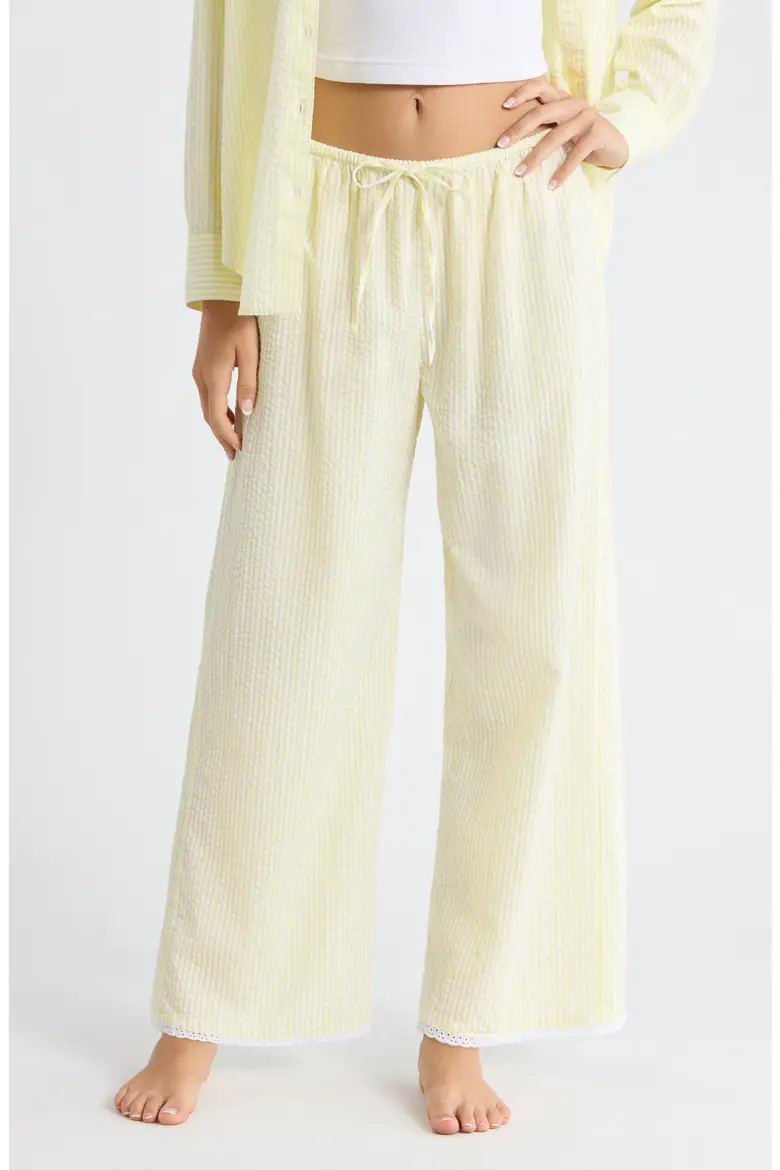 Seersucker Sleep Pants (Women) | Nordstrom | Nordstrom