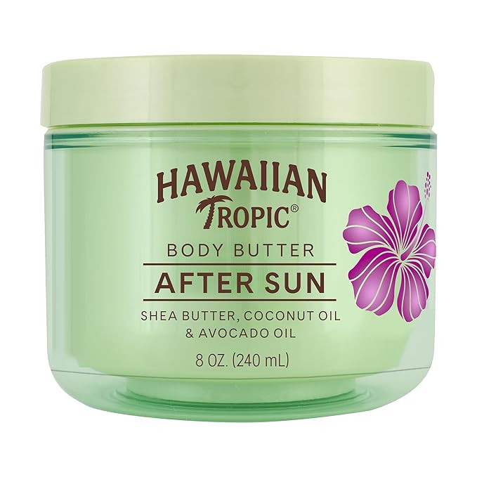 Hawaiian Tropic After Sun Body Butter with Coconut Oil, 8 oz, After Sun Lotion, Moisturizing Body... | Amazon (US)