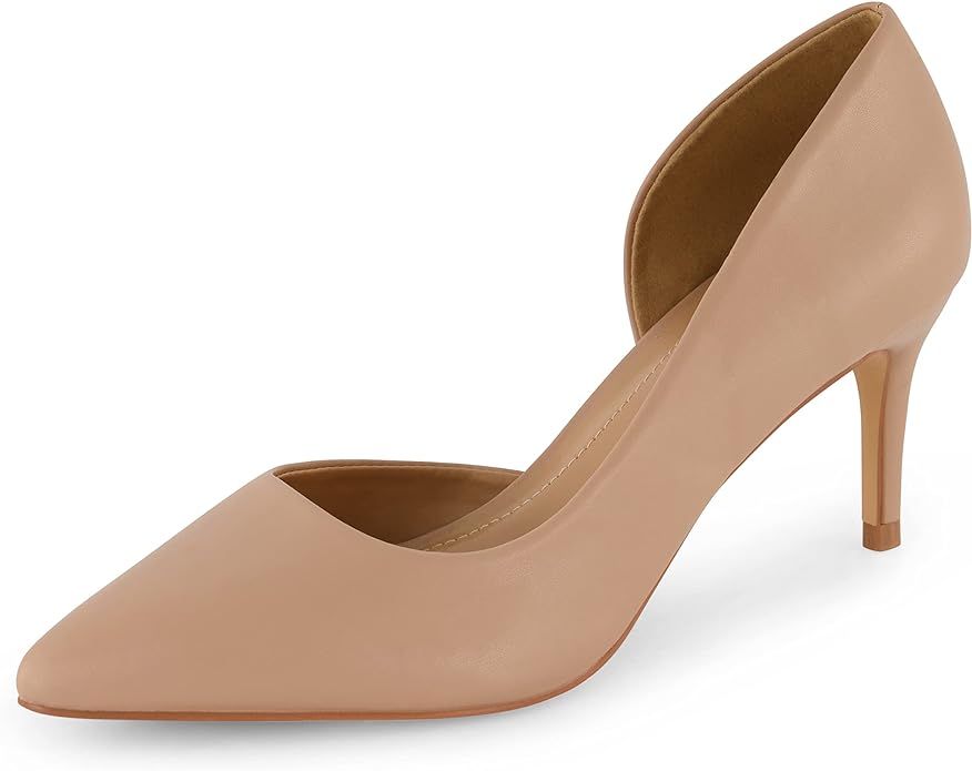 CUSHIONAIRE Women's Parma Dress Pump +Memory Foam, Wide Widths Available | Amazon (US)