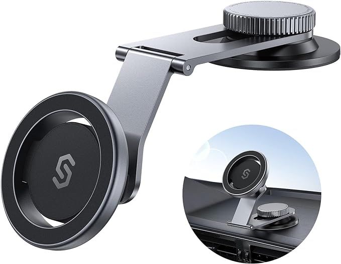 SYNCWIRE Fits MagSafe Car Mount for Universal Dashboard & Tesla Screen, Magnetic Phone Holder for... | Amazon (US)