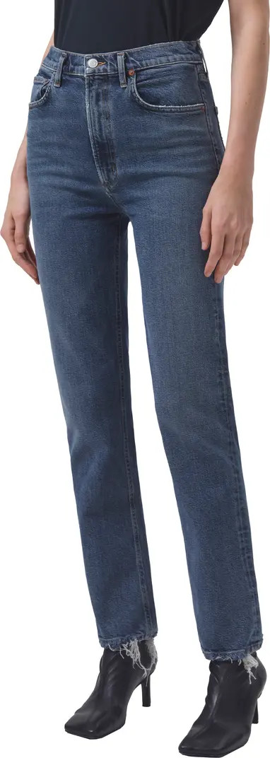 AGOLDE High Waist Stovepipe Jeans | Nordstrom | Nordstrom