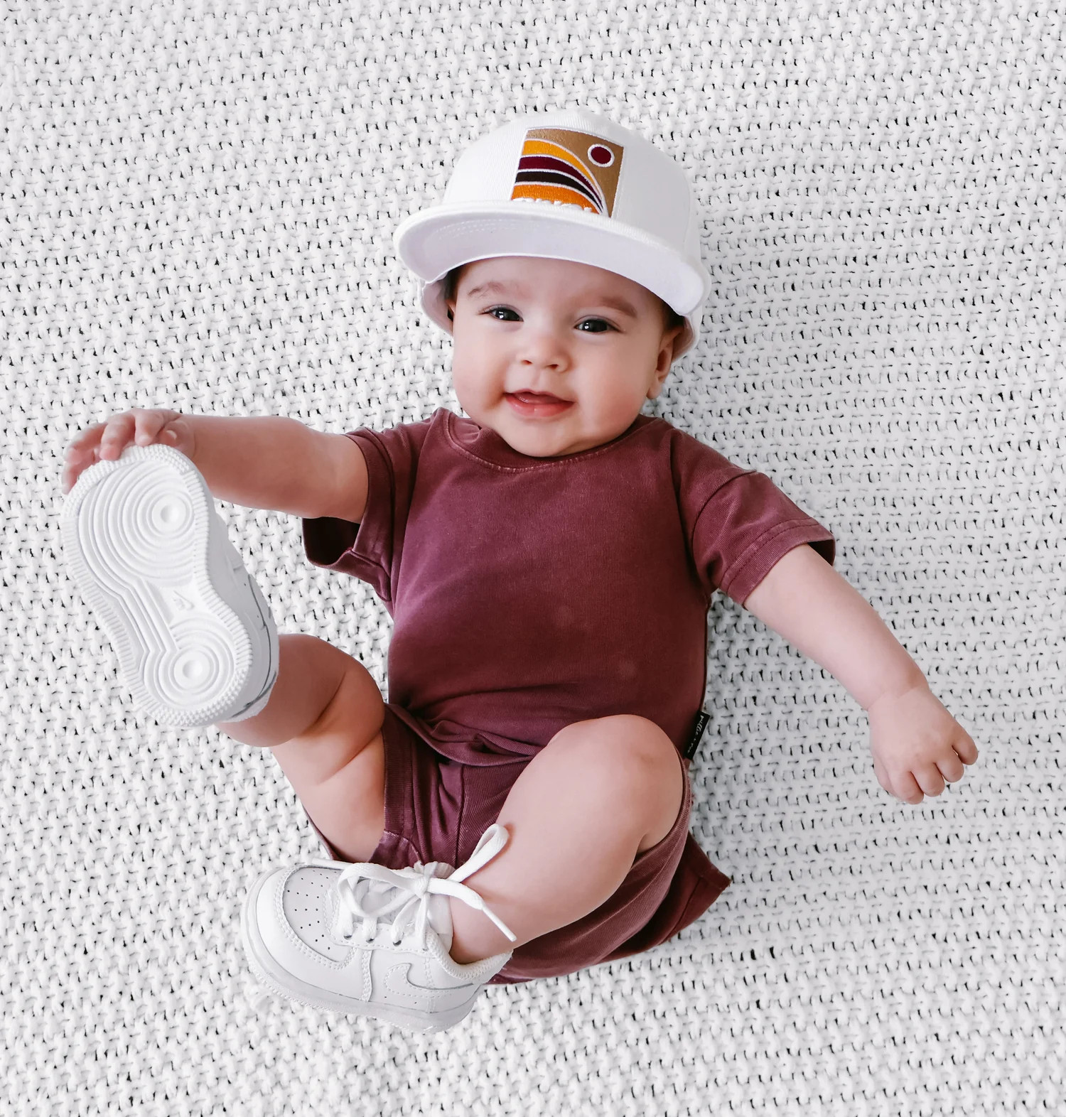 BIKER SET- Oxblood Snow Wash | millie + roo