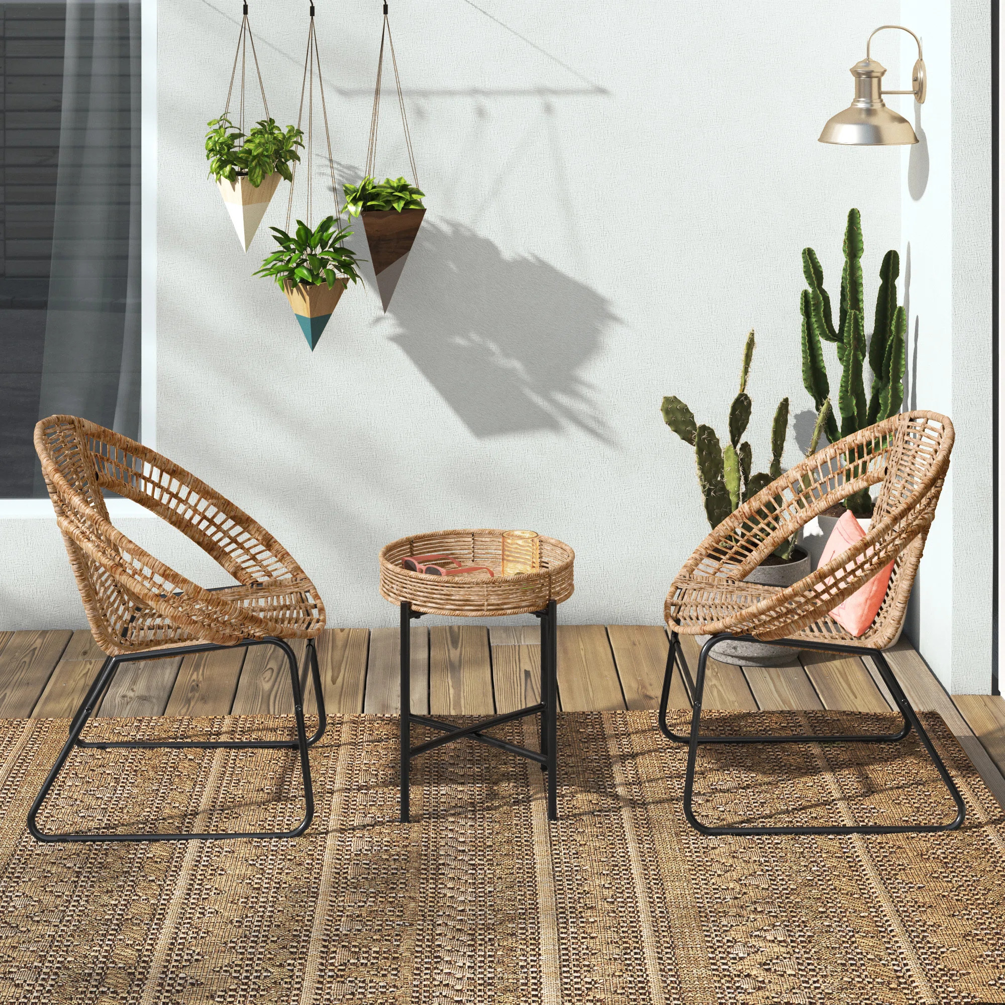 Faircloth 2 - Person Patio Conversation Sets | Wayfair North America
