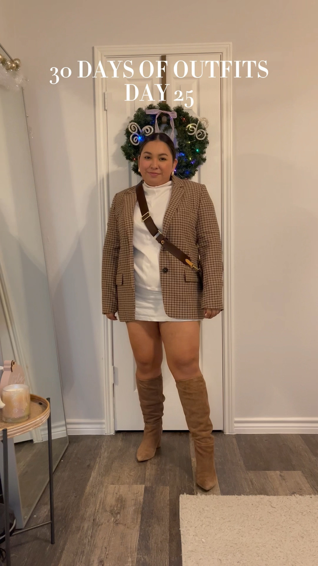 30 Days of Fall Outfits: Day 15 🤎 

Checkered blazer, white mock neck sweater, white skirt, brown knee high boots, fall outfit 

#LTKSeasonal #LTKmidsize #LTKstyletip