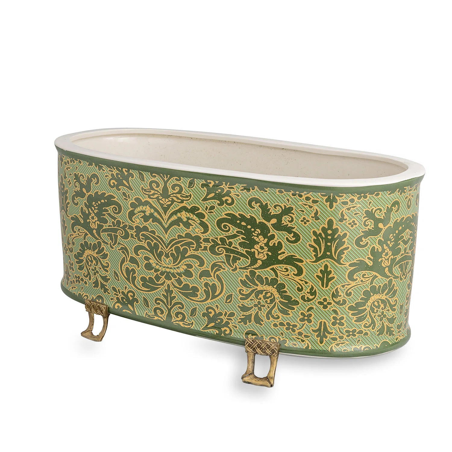 Richmond Damask Oval Planter | Perigold
