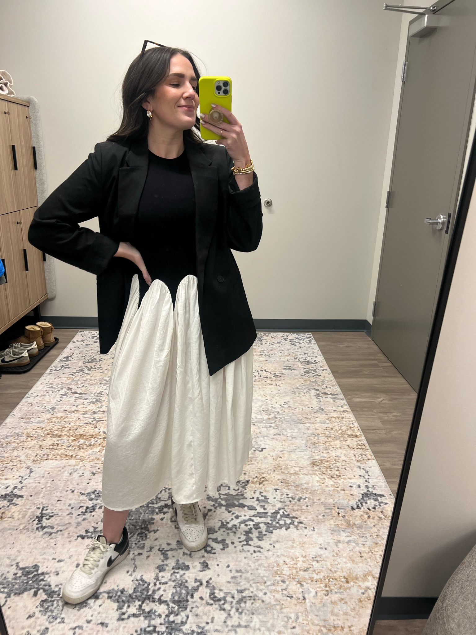 Obsessed with the versatility of these chic dress!!! Wear it with sandals, sneakers, or heels- dress it up or down, this unique dress is going to carry me through 2025! 

Wearing an XS | #anthro #anthropologie #workwear #streetstyle

#LTKTravel #LTKWorkwear