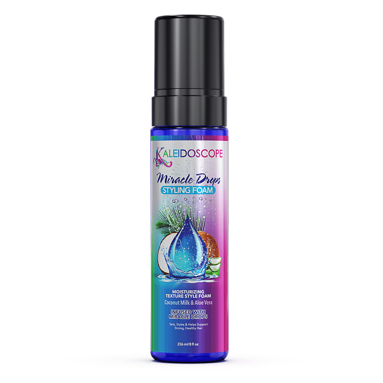 Kaleidoscope Miracle Drops Styling Foam 8 oz | Sally Beauty