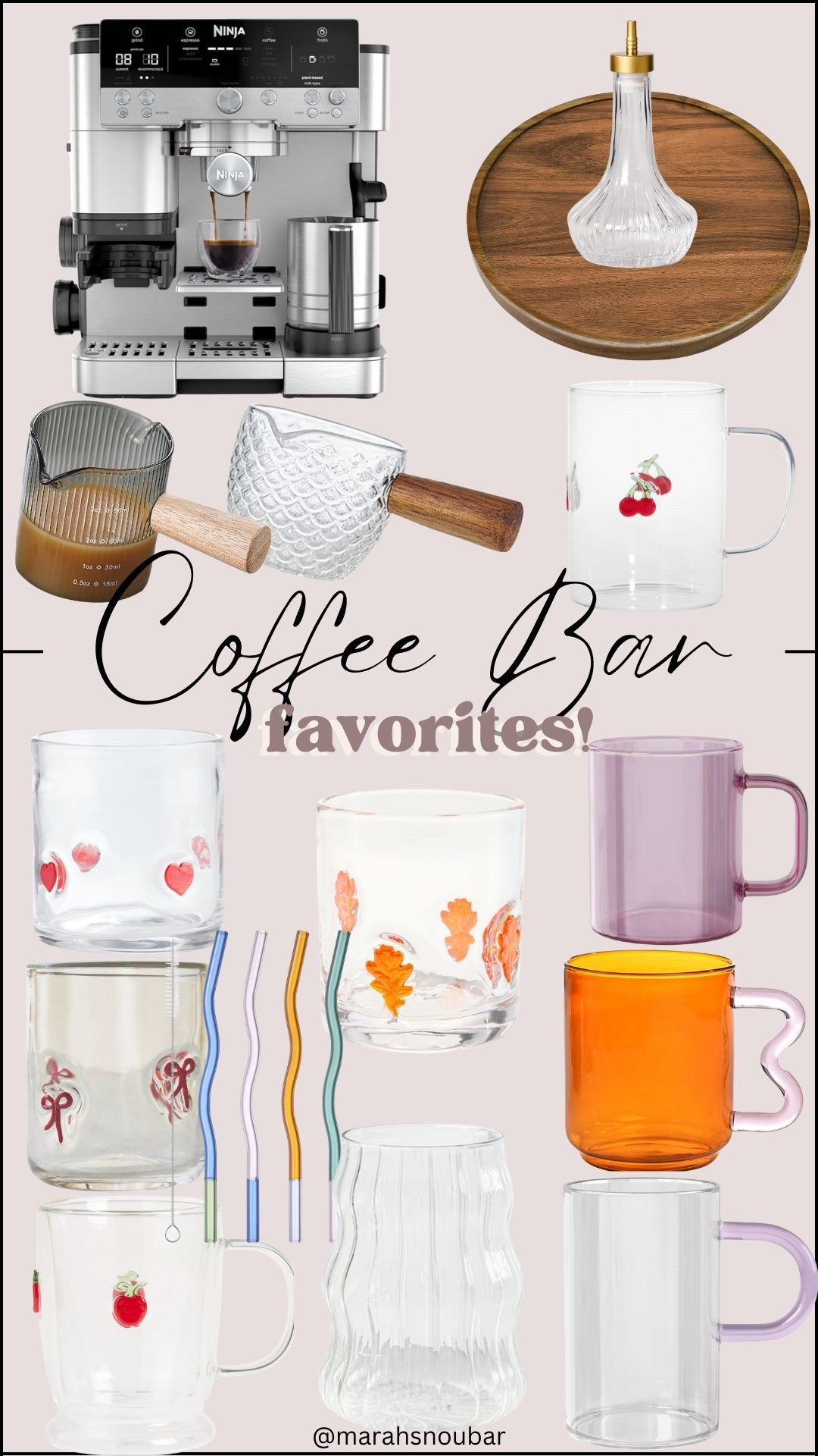  Coffee bar favs!! So many cute cup finds, espresso pour cups, my fav coffee machine + cups & fun straws!

#LTKSaleAlert #LTKHome #LTKFindsUnder50