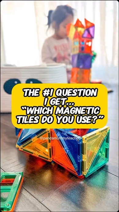 Every week I get asked…

“Which magnetic tiles do you use?”

After building with magnetic tiles almost every day for over 5 years, I’ve learned that not all magnetic tiles perform the same.

The strength of the magnets makes a huge difference—especially if your child loves building tall towers, car ramps, ball runs, and bigger STEM creations.

If you’re wondering which magnetic tiles I personally recommend…

💬 Here are the exact ones we use every day. ❤️

#magnetictiles #connetix #magnatiles #stemforkids #buildingideas