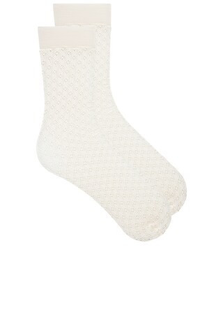 Wolford SOCKEN in Buttercream - Cream. Size S (also in M). | FWRD 