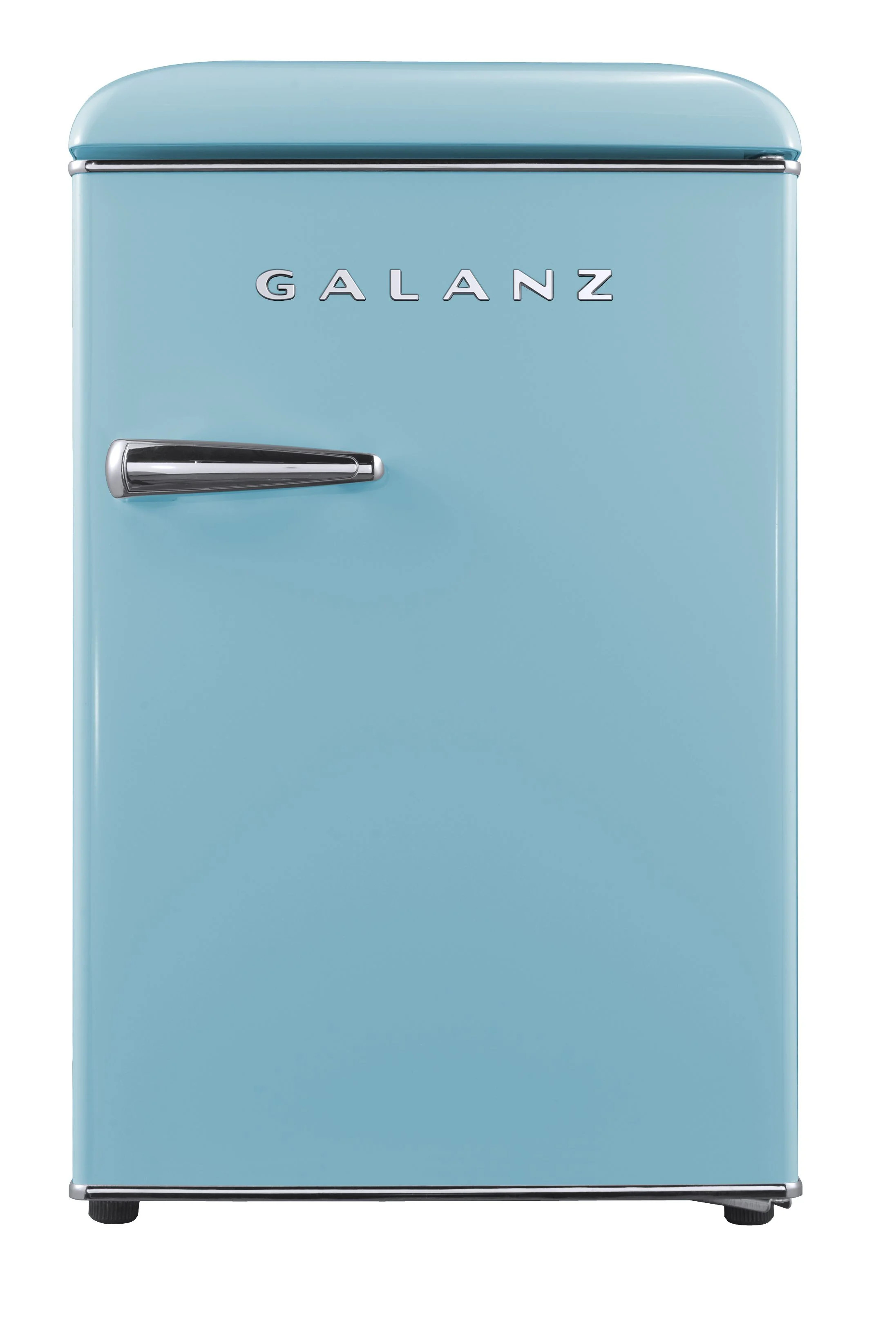 Galanz GLR25MBER10 2.5 Cu. ft. Single Door Retro Compact Fridge with Chiller, Blue - Walmart.com | Walmart (US)