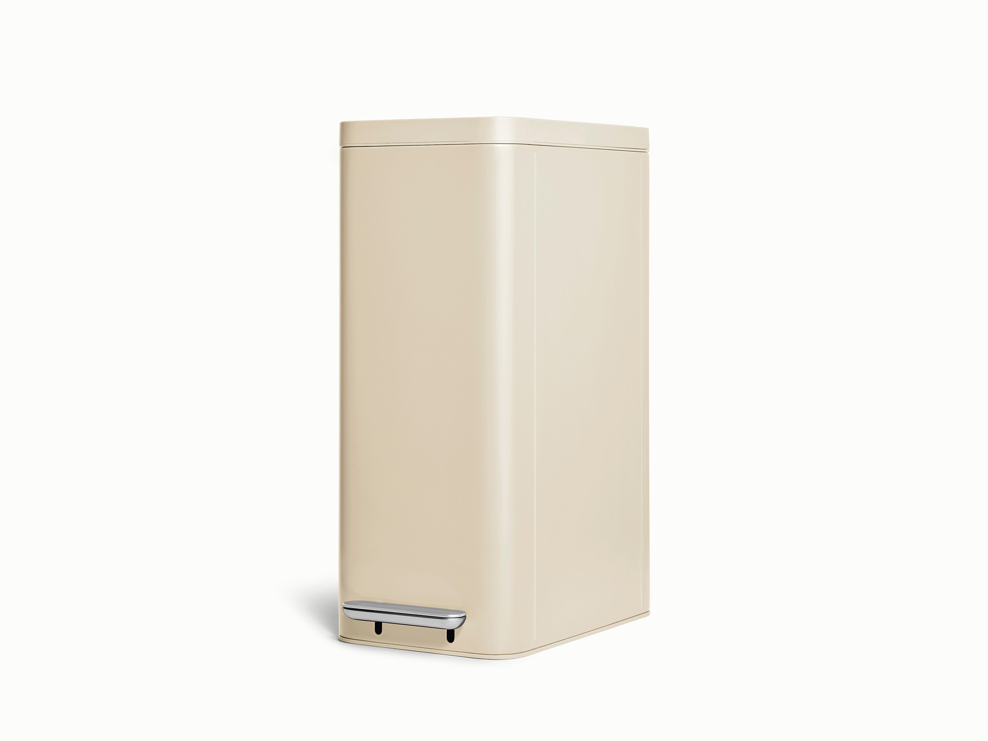 Caraway 45L Slim Step Trash Can in Clay | Caraway