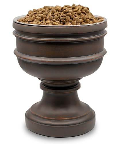 Summit Single Elevated Dog Bowl Stand with Removable Stainless Steel 44oz Inner Bowl for Medium t... | Amazon (US)