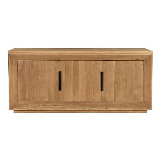 Angled Oak Wood Buffet | West Elm (US)