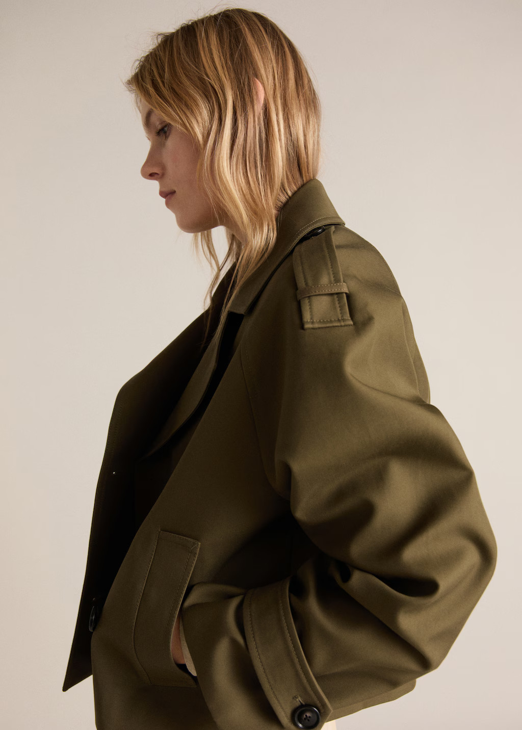 Double-breasted jacket with lapels - Women | MANGO USA | Mango (US/MX/AU)