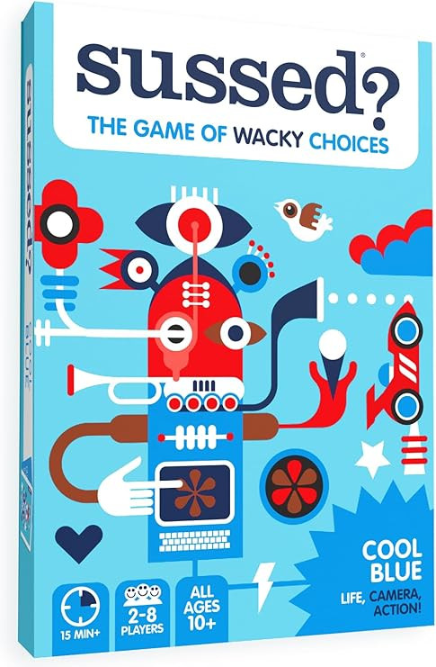 SUSSED The Wacky ‘What Would You Do?’ Card Game - Stocking Stuffer for Teens, Boys, Girls - S... | Amazon (US)