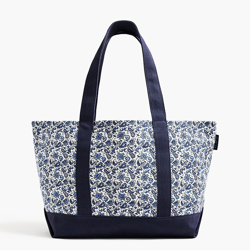 Structured canvas tote bag | J.Crew Factory