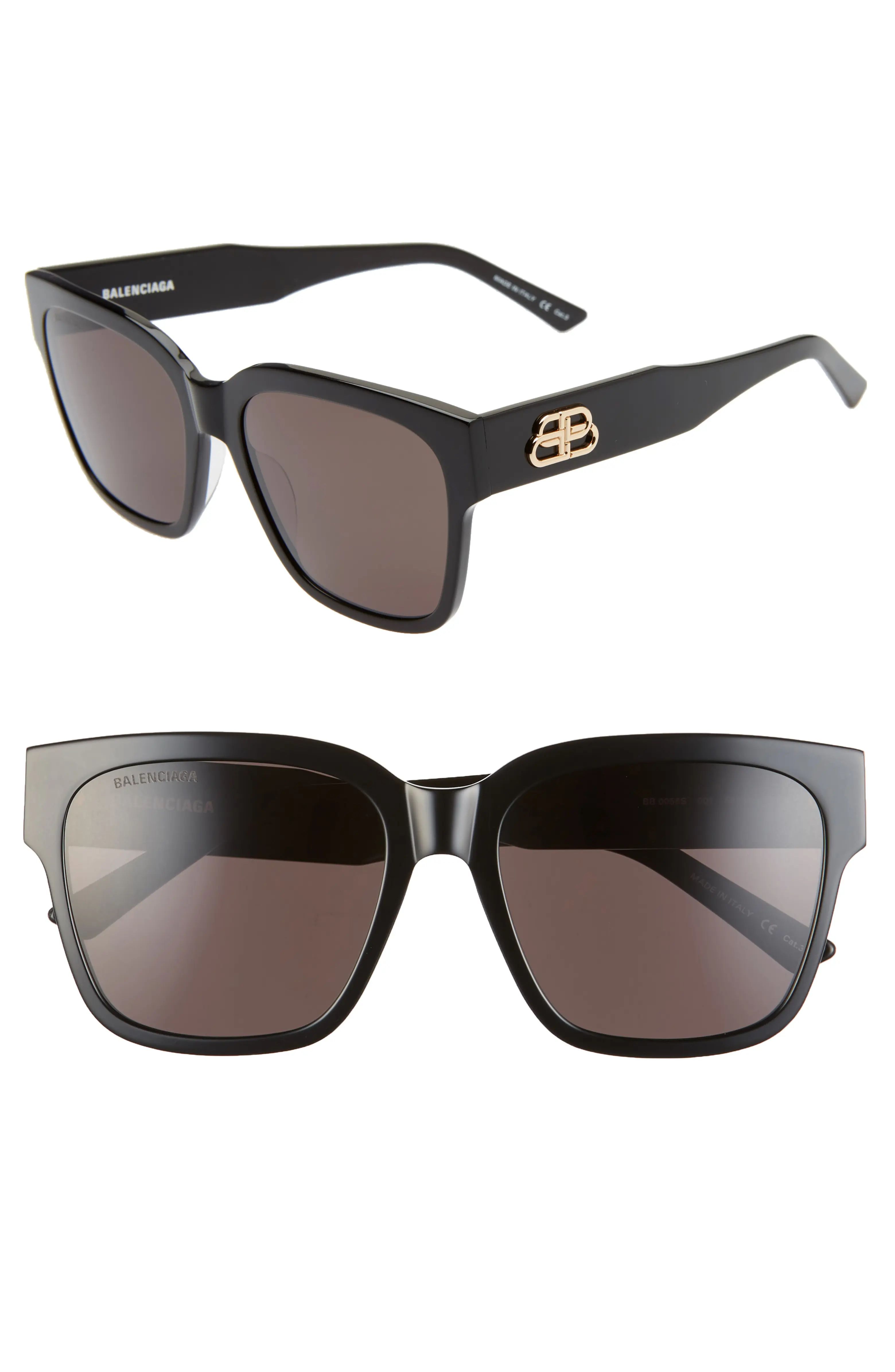 Balenciaga 55mm Square Sunglasses | Nordstrom | Nordstrom