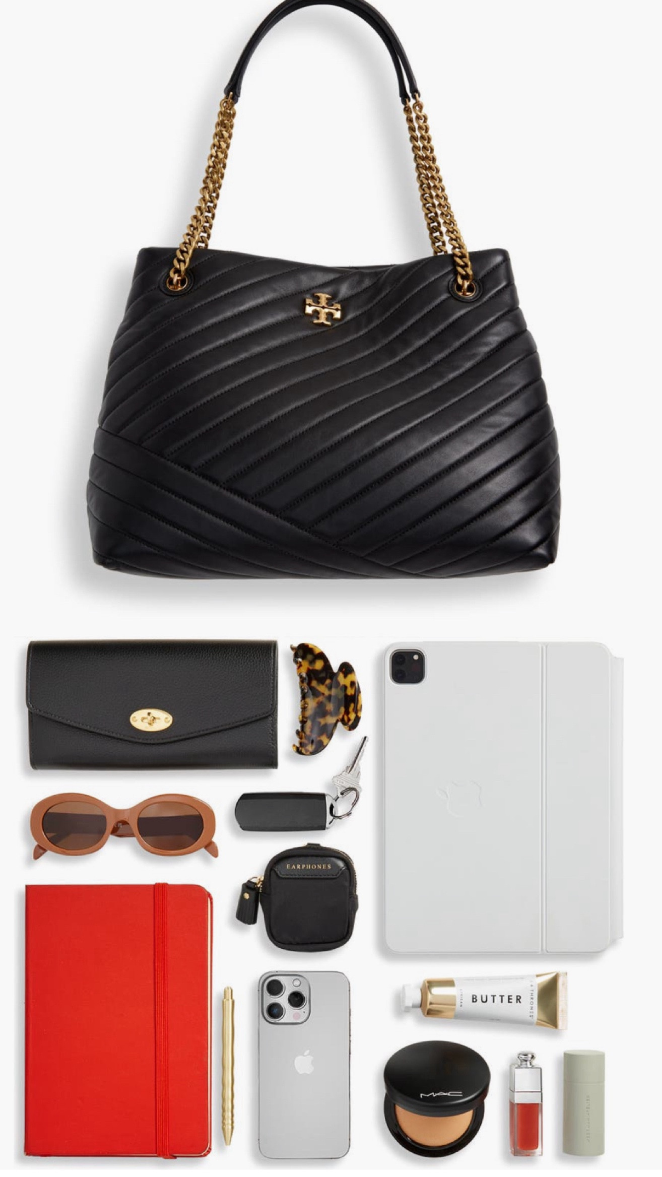 Stylish Black Tory Burch purse that goes from the office to a girls night. On sale! 

#LTKSaleAlert #LTKItBag