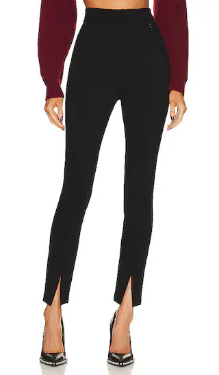 Aaliyah Trouser in True Black | Revolve Clothing (Global)