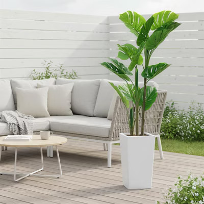Artificial Potted Tree, Realistic Faux Indoor Plant with Bendable Boughs for Home Décor - Perfect for Living Room, Office, Dining Room Decor | Target