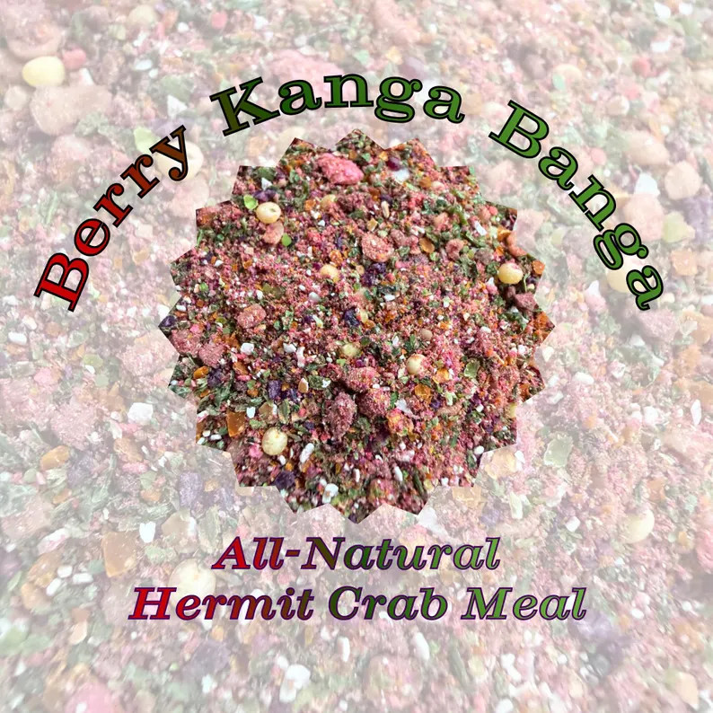 Berry Kanga Banga - All Natural Hermit Crab Complete Meal Mix - Etsy | Etsy (Global)