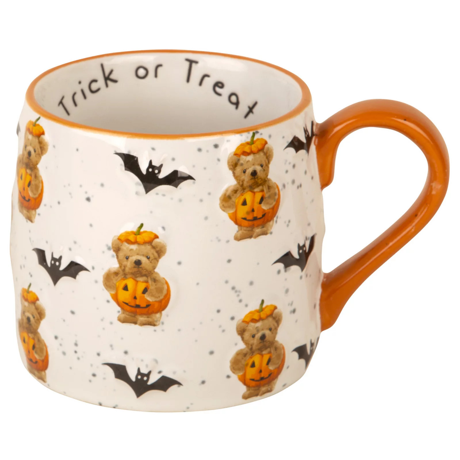Retroware by Home Essentials Embossed Halloween Teddy Bear Mug, White | Kohl's