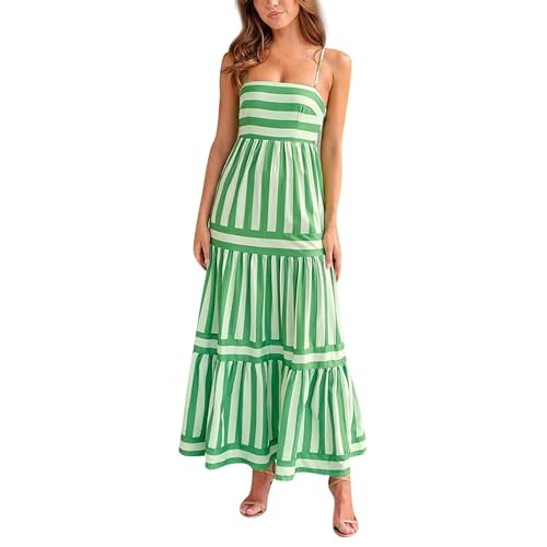 Lightning Deals of Today Prime Clearance,Farm Rio Doop Black A Line Dresses for Women Zimmerman Look Alike Dresses On Amazon Green Peasant Dress Farm Rio Dupes/Lookalikes Boho Dresses(Green,XL) | Amazon (US)