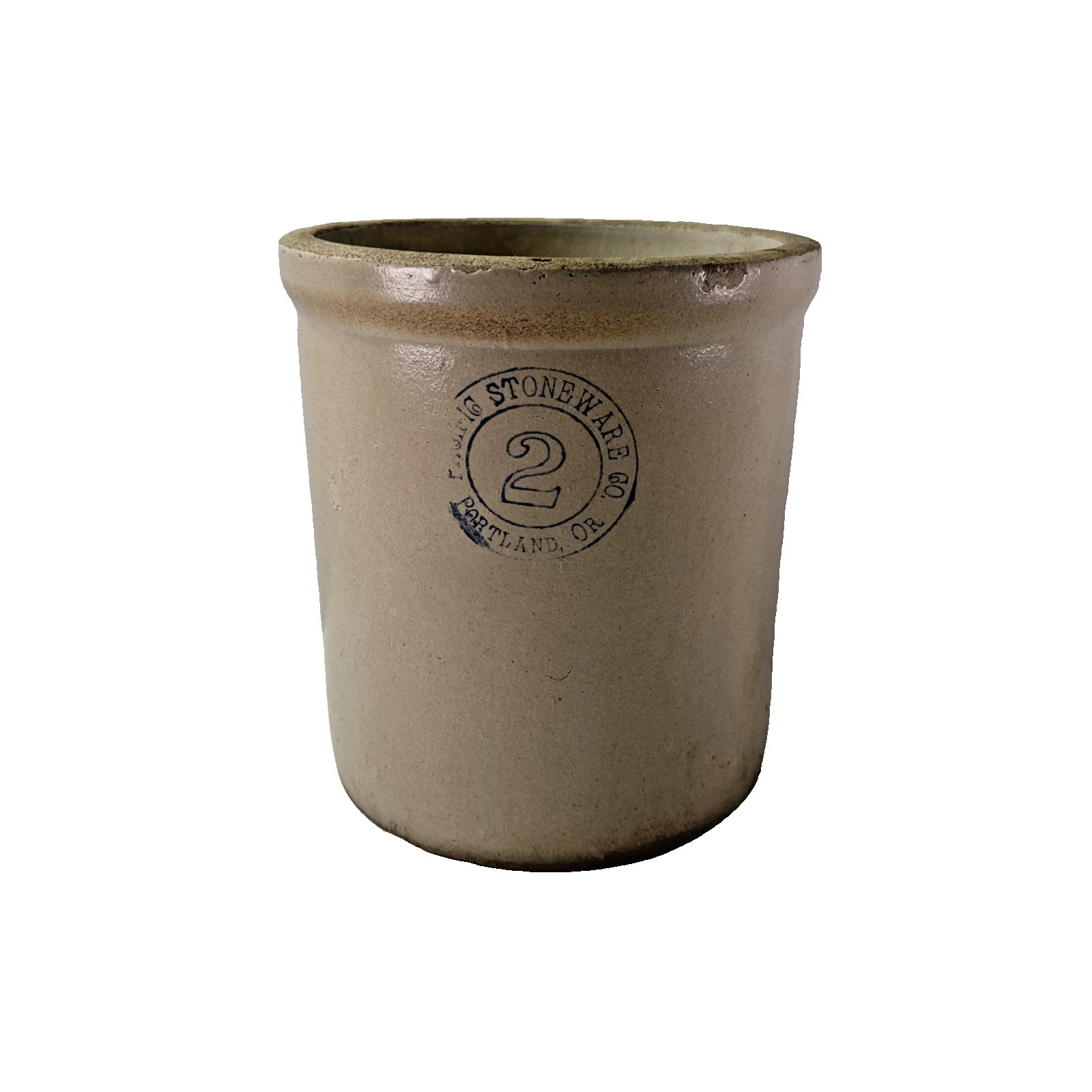 Vintage Pacific Stoneware Co #2 Crock 2 Gallon Portland, OR | eBay US