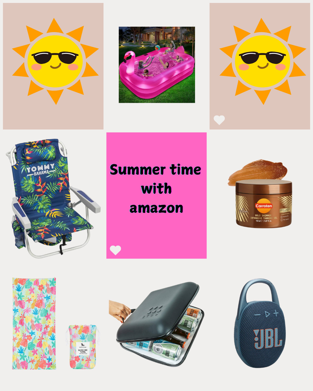 Getting ready for summer with Amazon.
here are some of my favorite things. 
#amazon #summertime #beachtime  

 #LTKSummerEdit #LTKSeasonal #LTKU