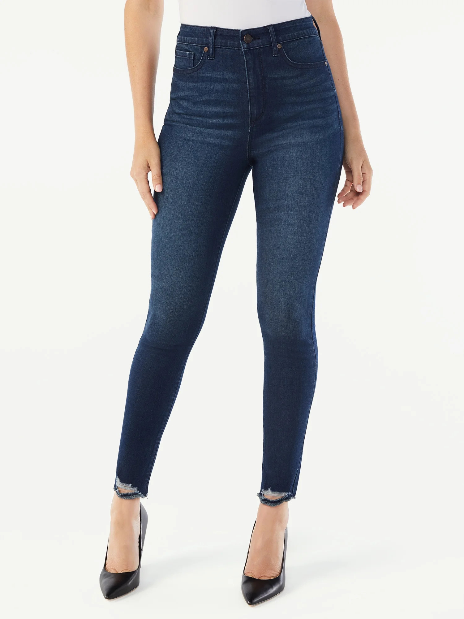 Sofia Jeans Women's Rosa Curvy Skinny Super High Rise Ankle Jeans | Walmart (US)