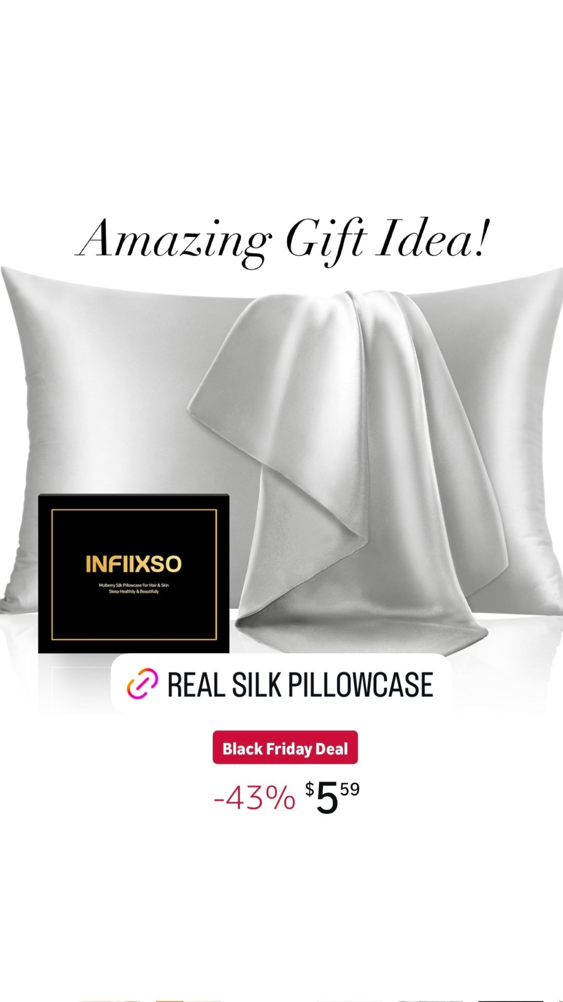 Everyone loves a silk pillowcase! 

Amazing Black Friday deal 

#LTKGiftGuide #LTKSaleAlert #LTKHoliday