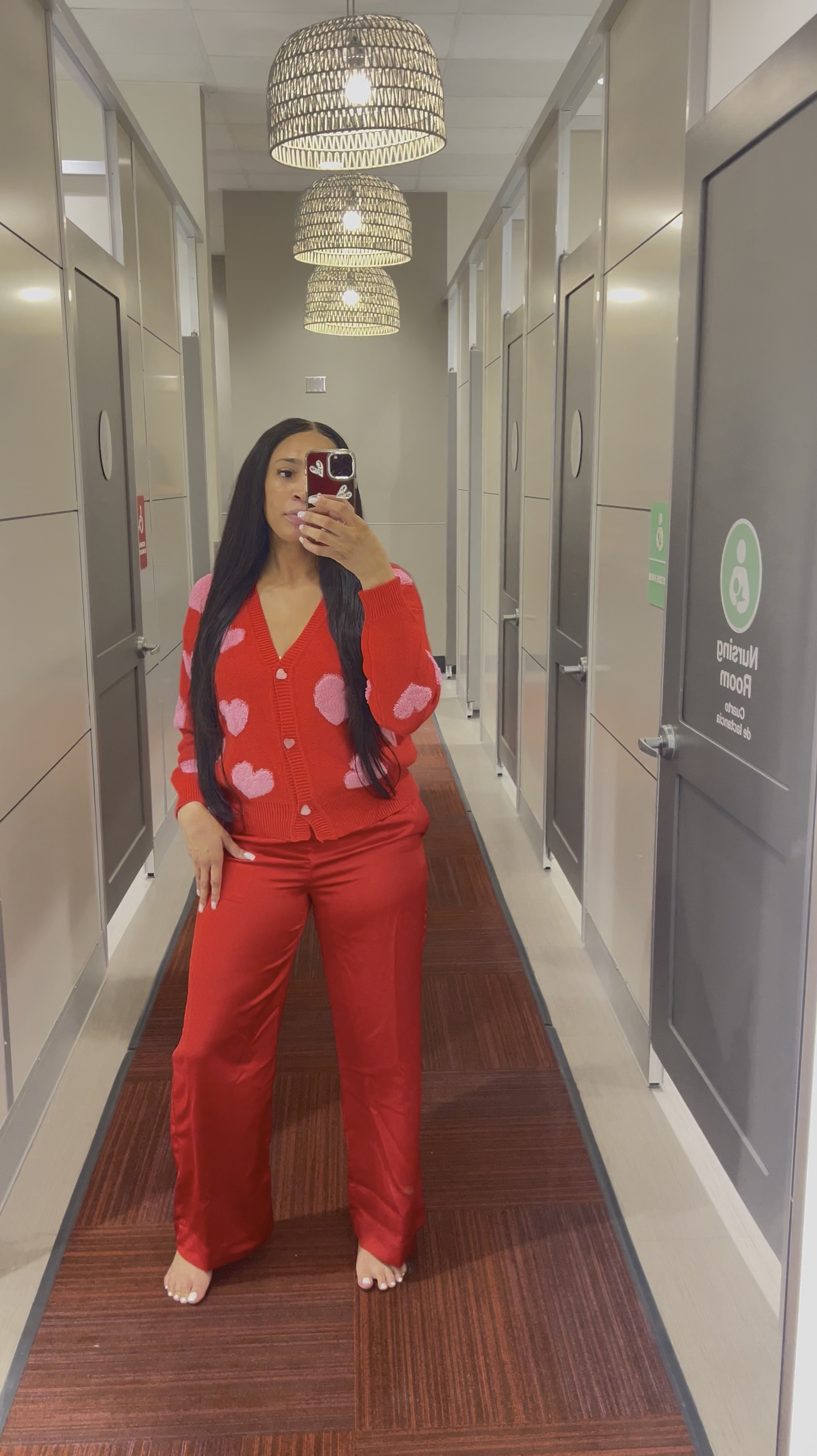 My Valentines Day OOTD for Work.
This heart sweater had me at hello ! 

#LTKStyleTip #LTKWorkwear #LTKFindsUnder50