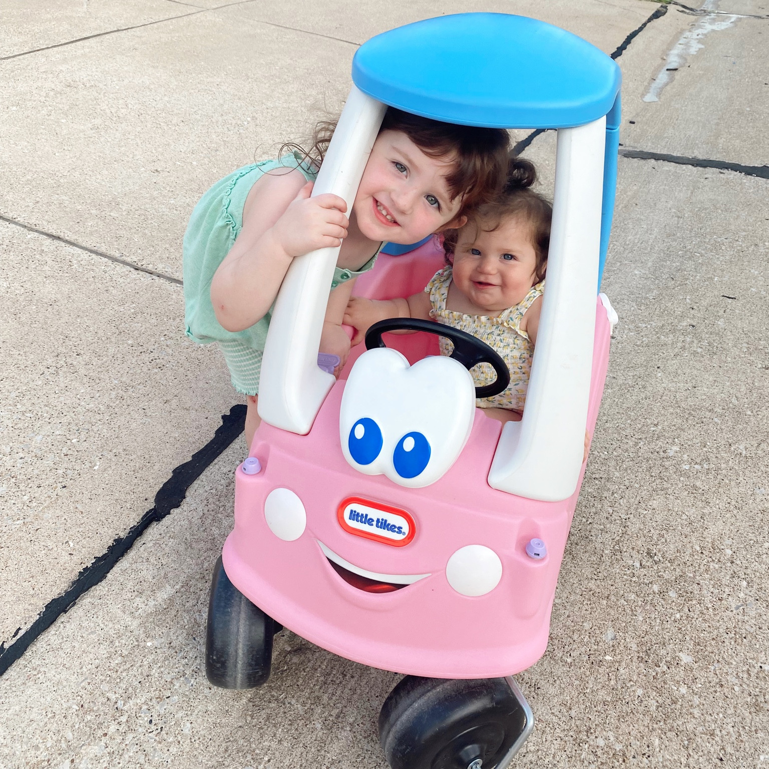 The cozy coupe was a birthday hit for our one year old! So cute & we grabbed a little custom “license plate” for it that says her name! #birthday #babygirl #toddler #firstbirthday #play #toys #kids #amazon 

#LTKkids #LTKSeasonal #LTKbaby