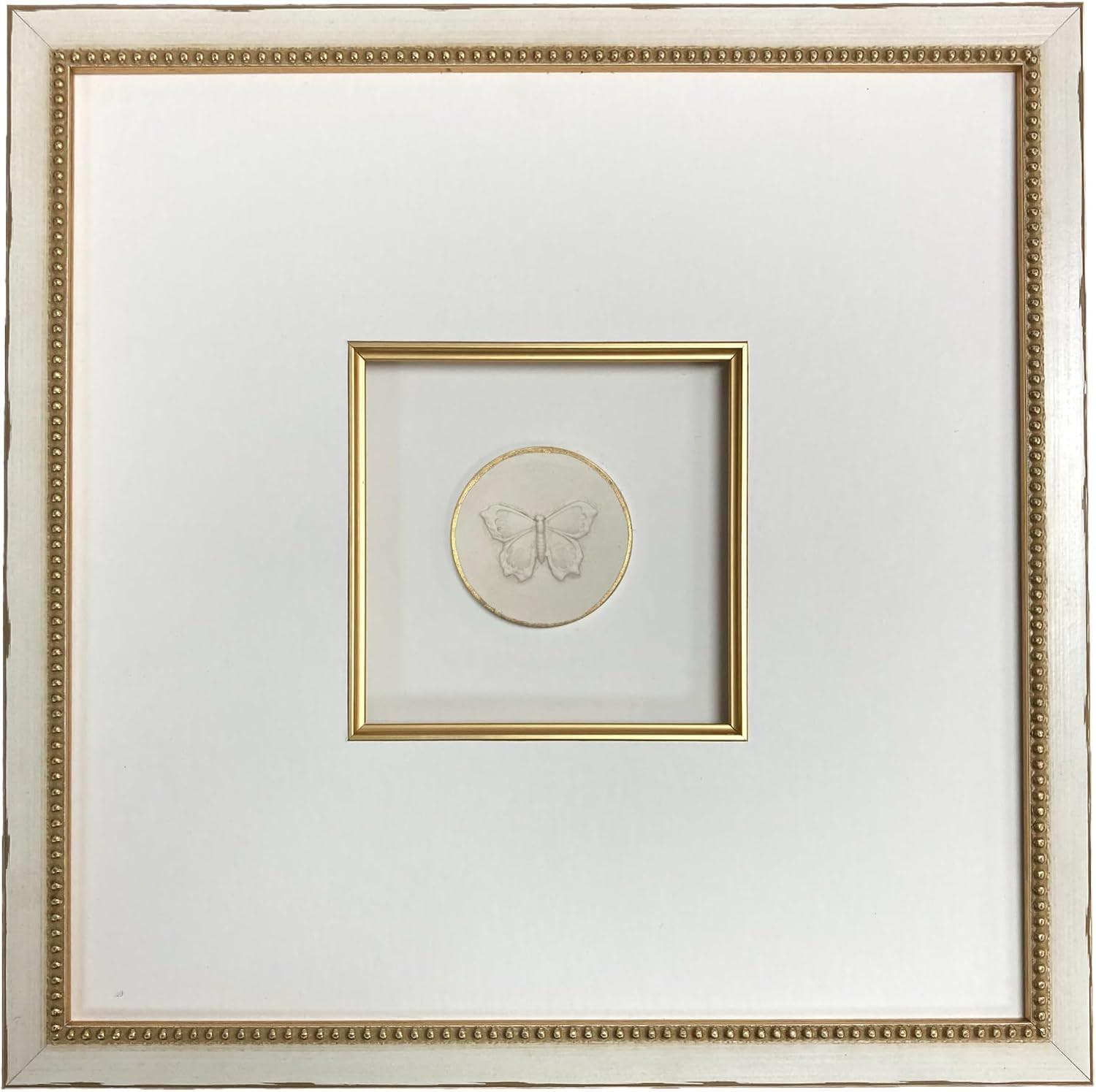 12" x 12" Framed Insect Intaglios (Petite Butterfly) | Amazon (US)