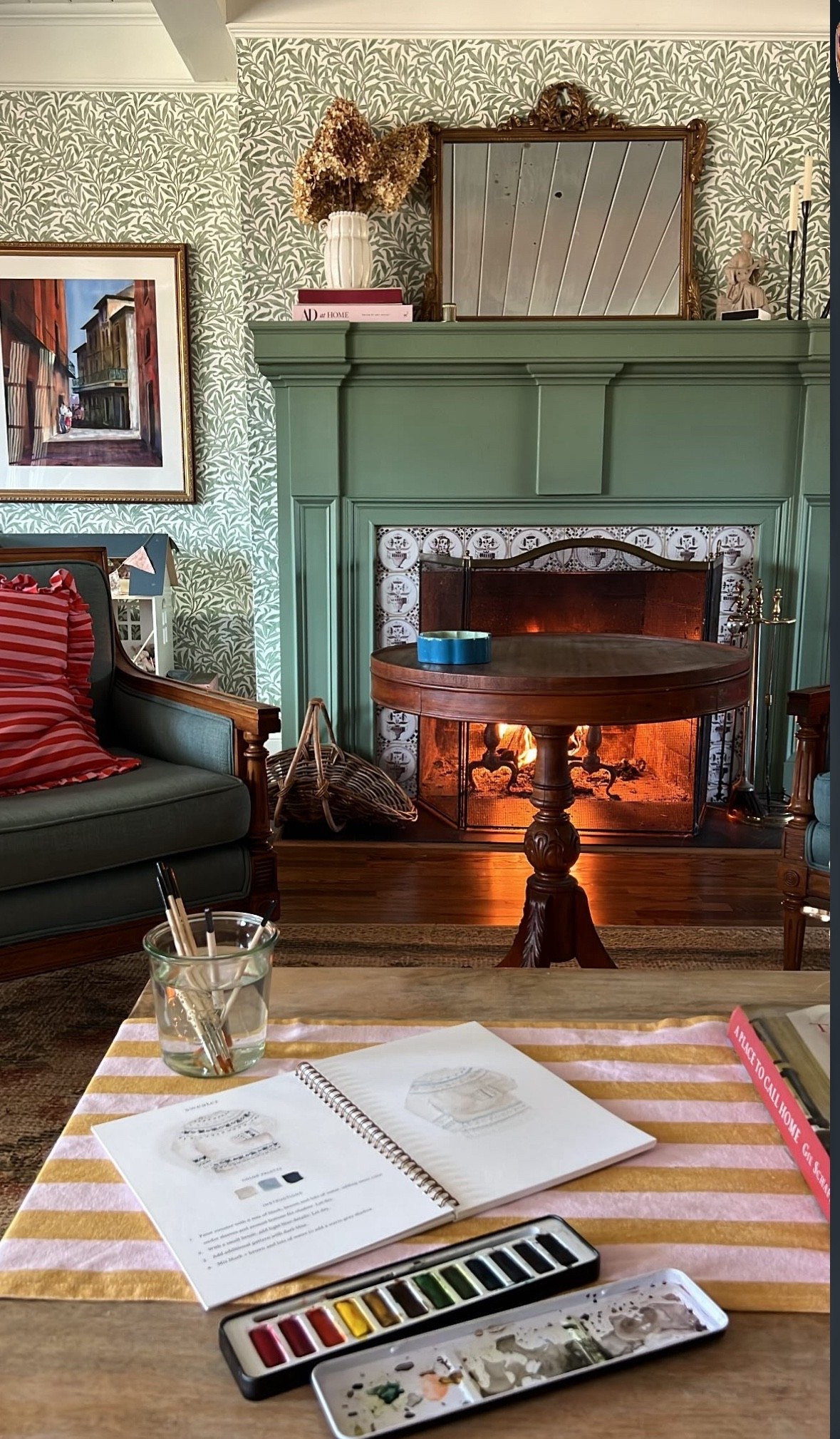 The winter watercolor book is so good! Coziest hobby. 

#LTKdayinmylife #LTKmomlife #LTKHome