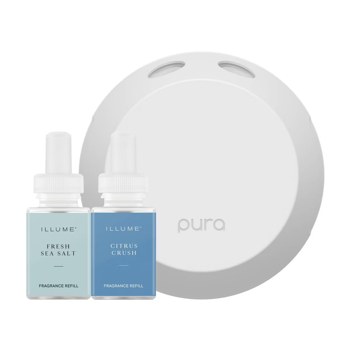 Pura Illume Fresh Sea Salt and Citrus Crush Starter Kit | Target