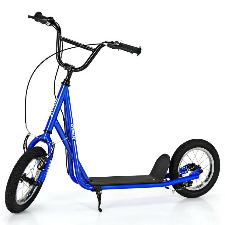Costway Kick Scooter Carbon Steel Frame W/12'' Air Filled Wheel Youth Kids | Target