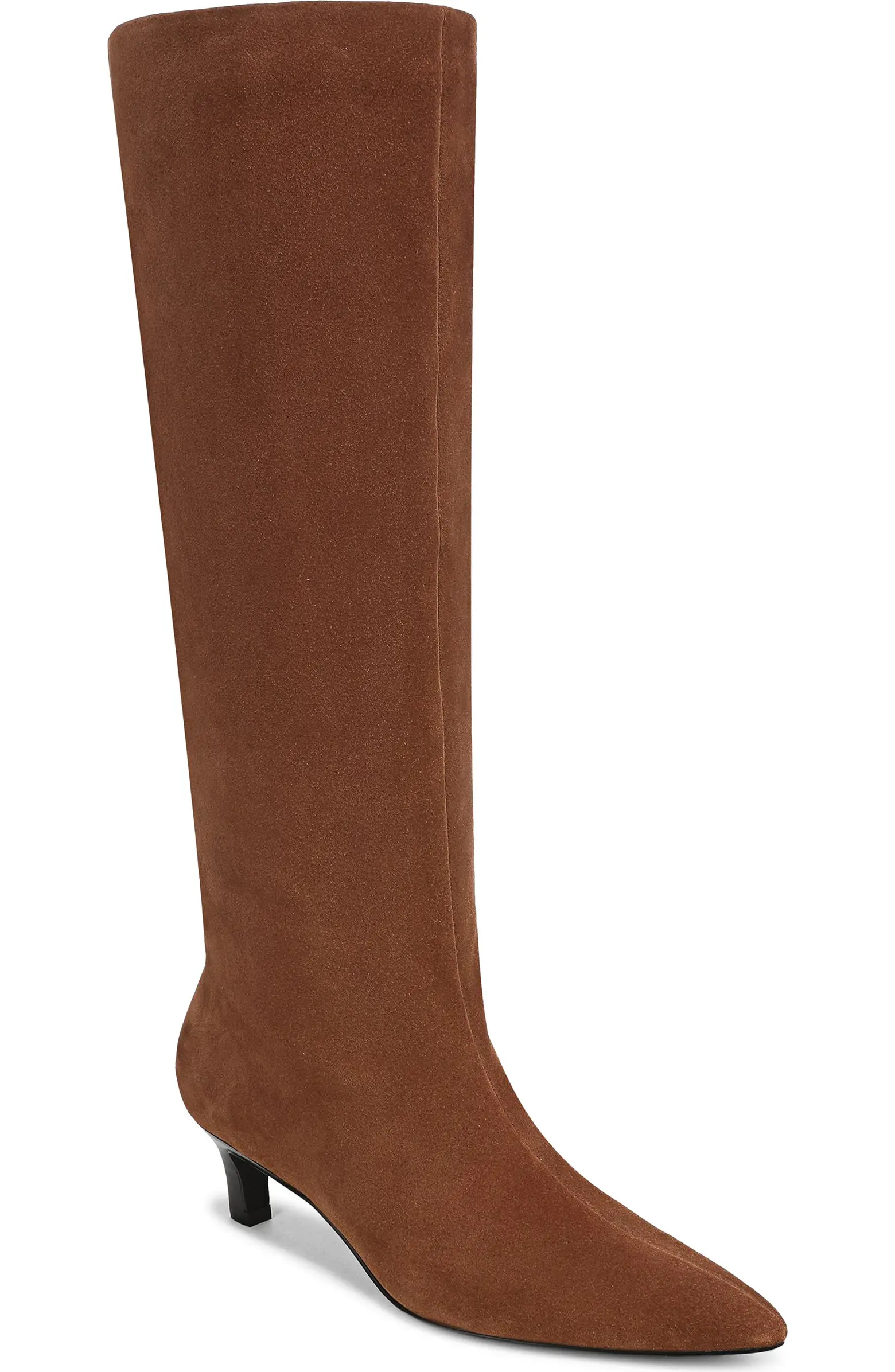 Dauphine Kitten Heel Knee High Boot (Women) | Nordstrom