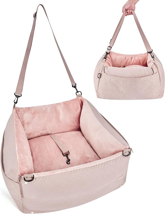 Small Dog Car Seat, Detachable Washable and Waterproof Puppy Booster Car seat for Small Pets Up t... | Amazon (US)