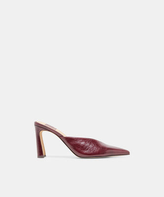 Kentin Heels in Cranberry Leather Size 8 By Dolce Vita | DolceVita.com