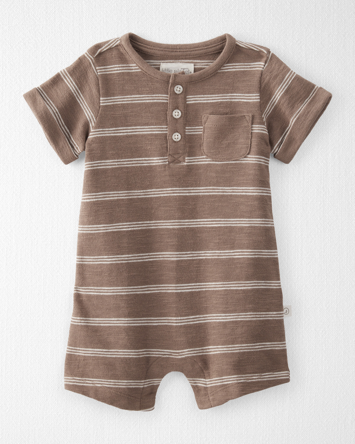Baby Striped Romper Made with Organic Cotton - Little Planet | Carter's | Carter's Inc