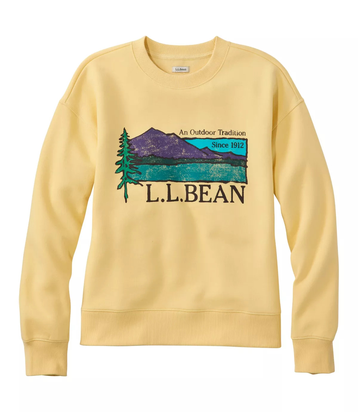 Women's Mountain Classic Sweatshirt, Crewneck Logo | L.L. Bean