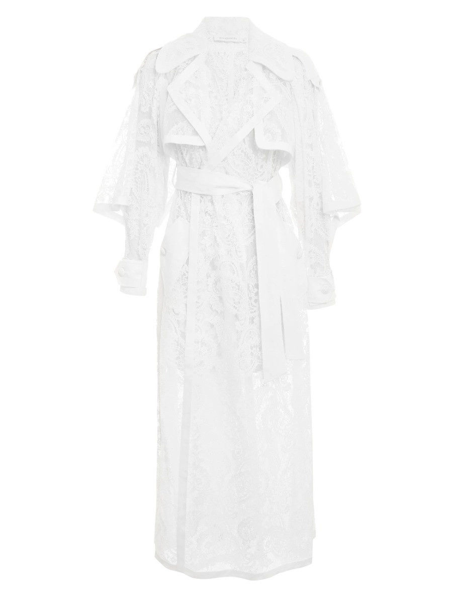 Wonderland Lace Trench Coat | ZIMMERMANN (US, CA, EU, MENA)