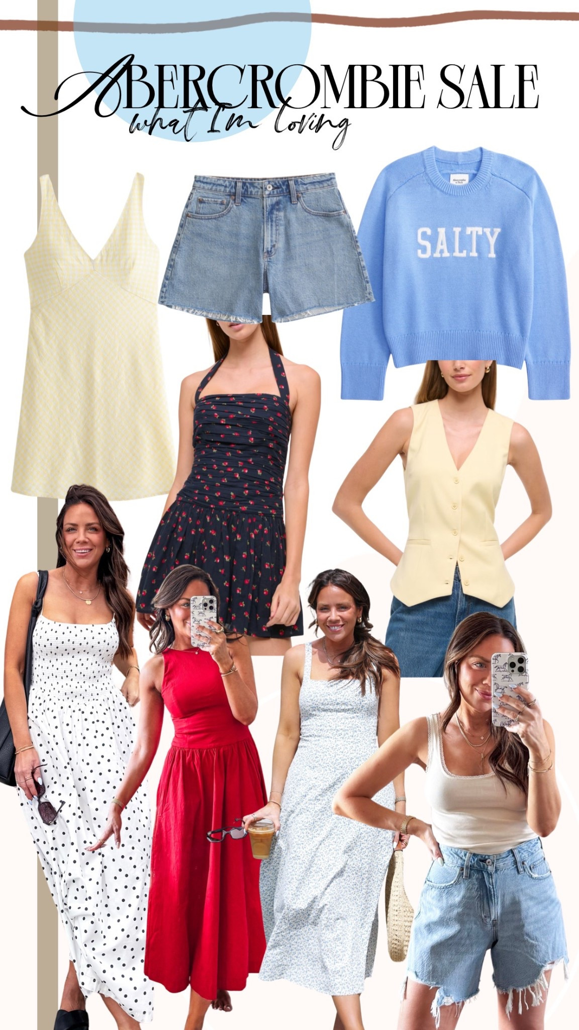 Code DRESSESAF for extra 15% off sale prices! Wearing XS all dresses, 25 curve love shorts & S sweater. #abercrombiepartner @abercrombie

#LTKFindsUnder100 #LTKSaleAlert #LTKFindsUnder50