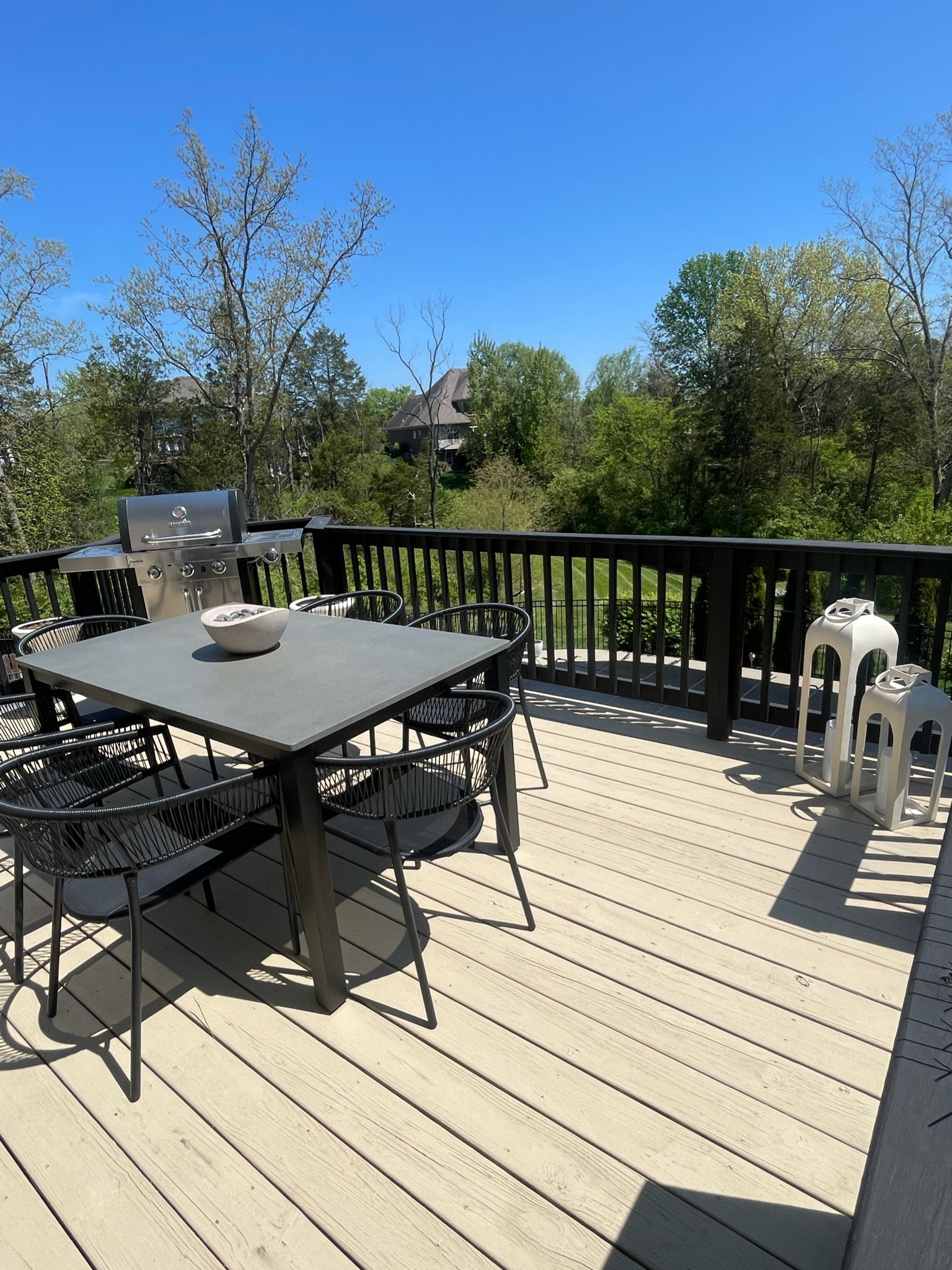 Outdoor patio table. Spring decor. Lanterns  

#LTKGiftGuide #LTKSeasonal #LTKHome