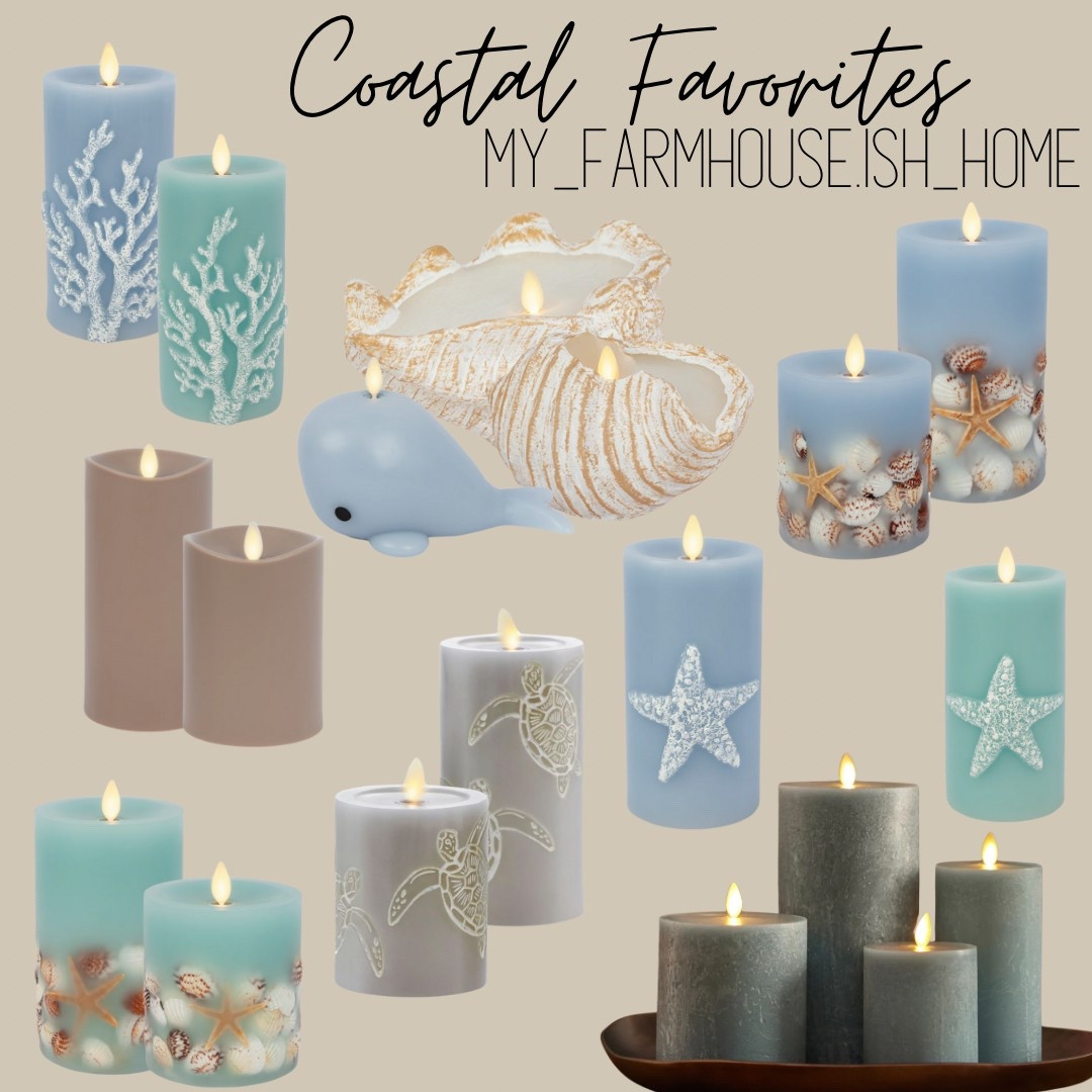 Beachy Vibes…. Coastal Luminara Candle Collection 2025 🐳🐚

#LTKHome #LTKSeasonal #LTKFindsUnder100