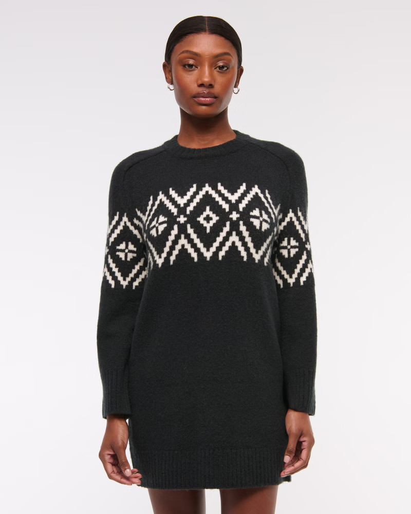 Women's The A&F Madeline Crew Mini Sweater Dress | Women's Dresses & Jumpsuits | Abercrombie.com | Abercrombie & Fitch (US)