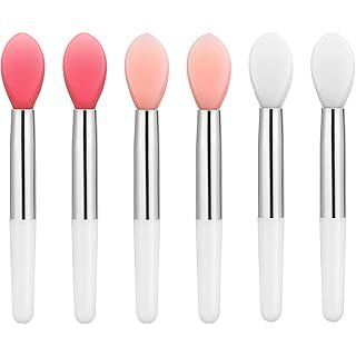 SALOCY Silicone Lip Brush,Lipstick Applicator Brushes,Makeup Brushes,9Pcs | Amazon (US)