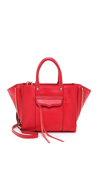 Rebecca Minkoff Side Zip Mini Mab Tote - Cherry | Shopbop